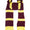 Maroon Yellow Scarf