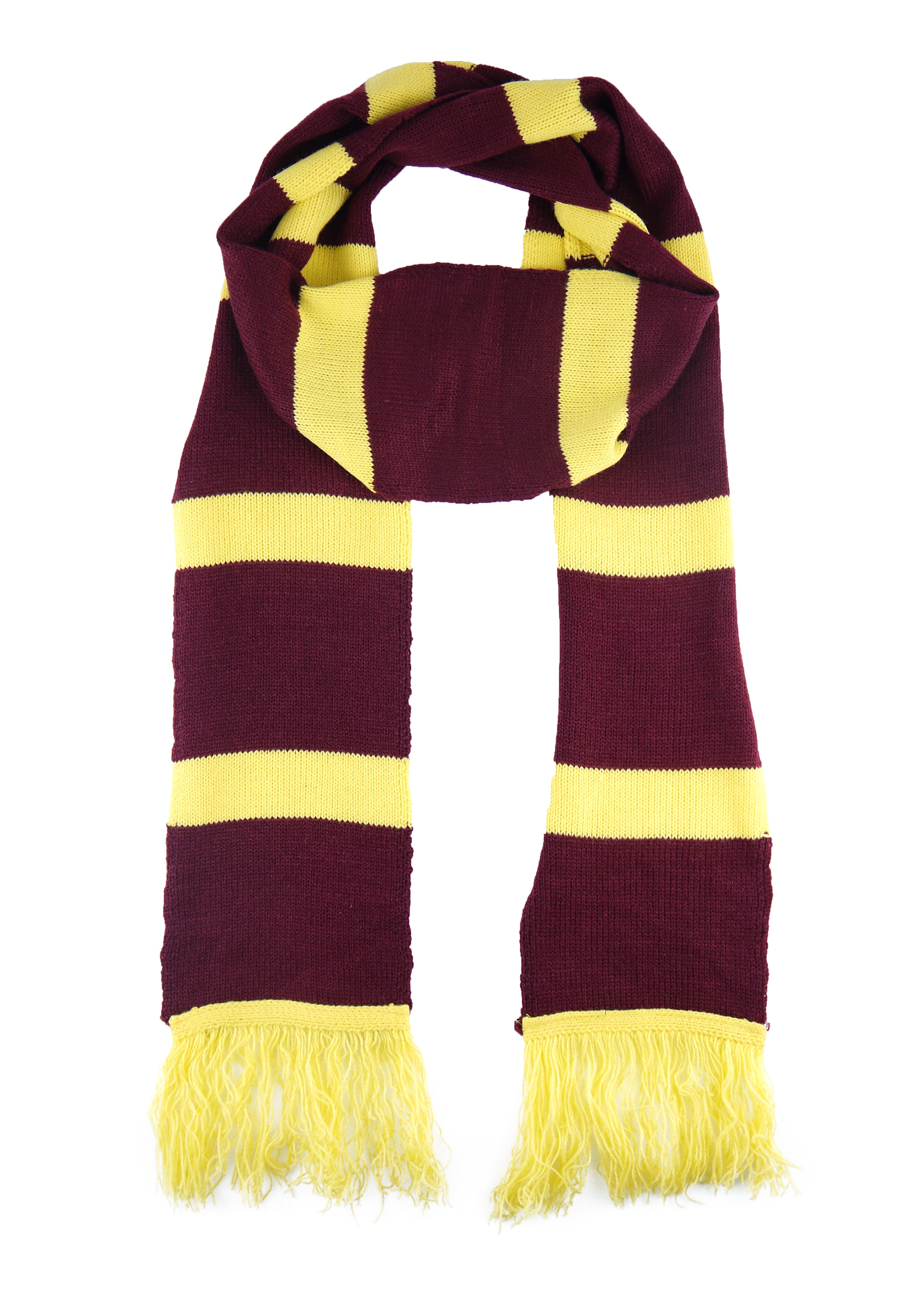 Maroon Yellow Scarf