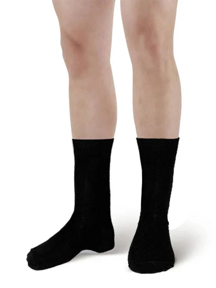 Mens Ankle High Socks Pack Of 6 black