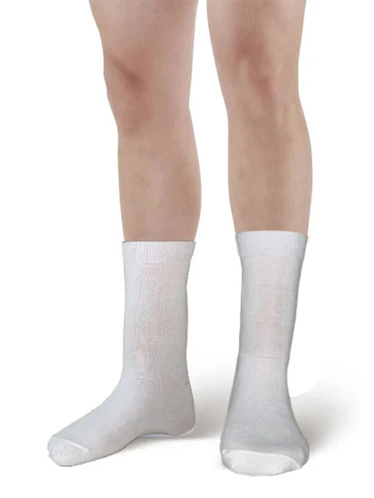 Mens Ankle High Socks Pack Of 6 white