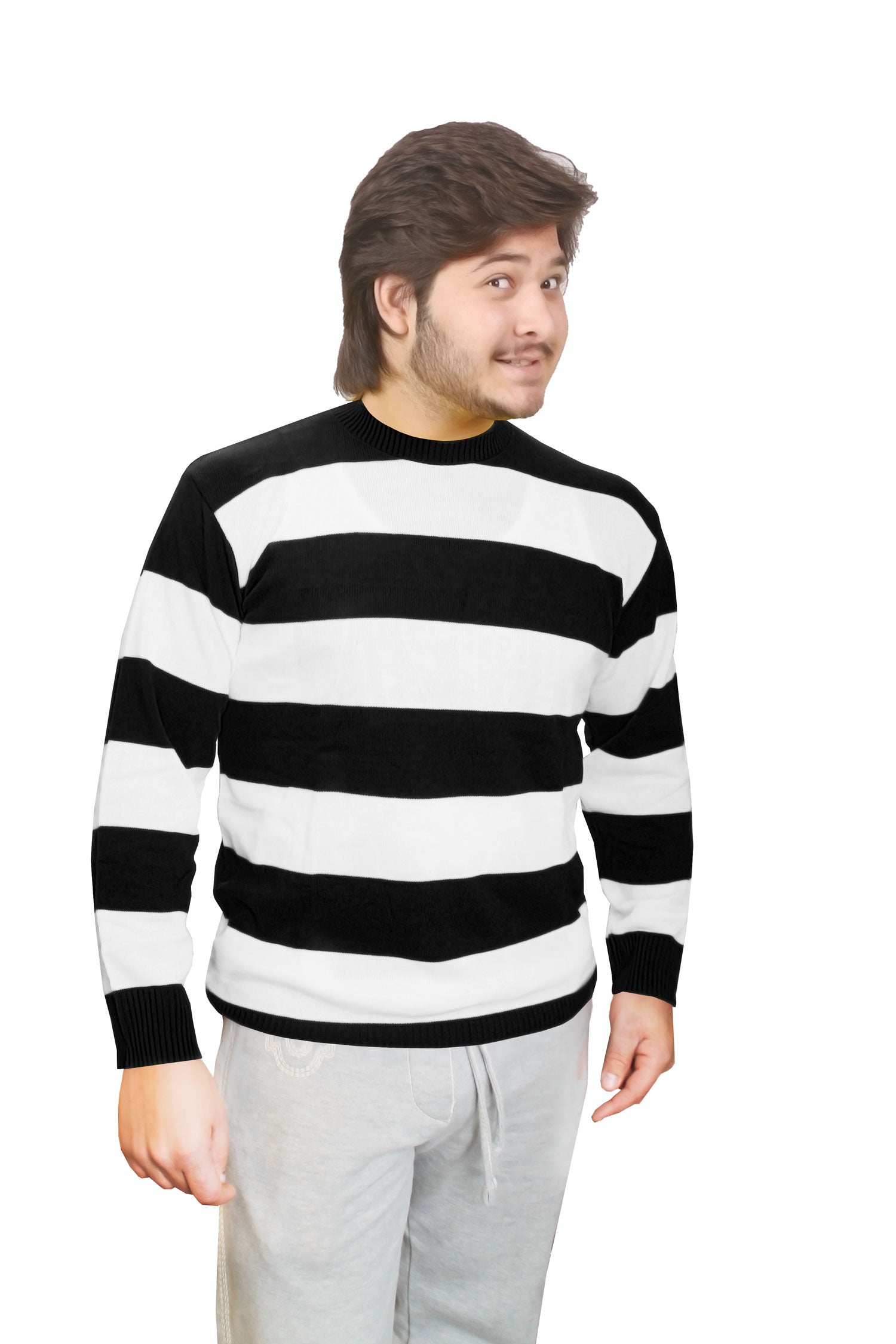 Unisex Stripe Knitted Jumper