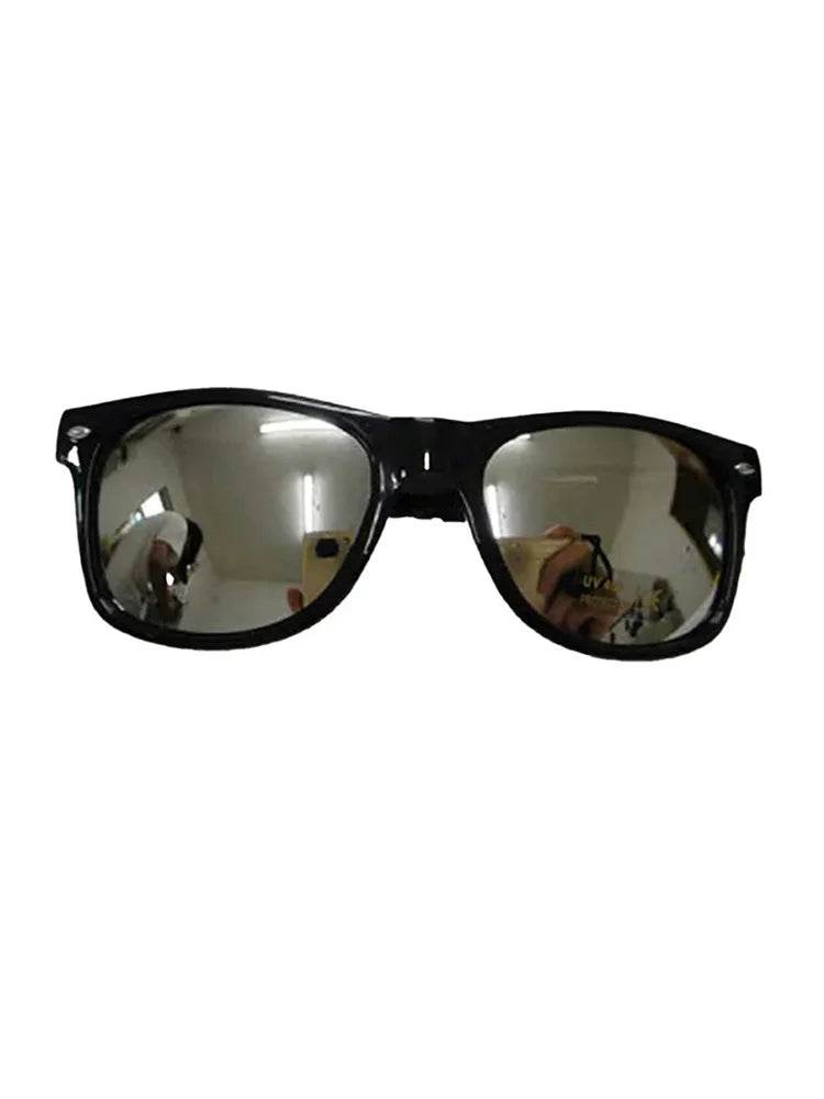 Black Frame Sunglasses Trendy Eyewear - thefancydress.co.uk