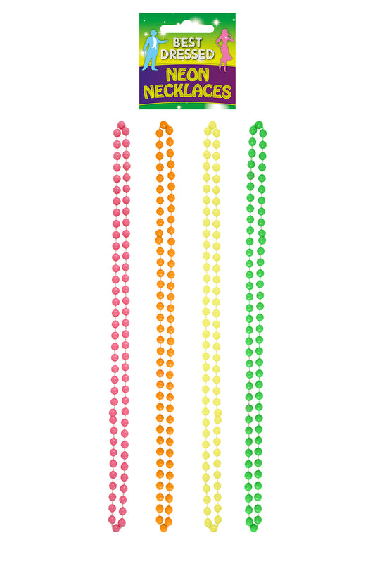Plastic Bead Necklaces (Approx 48 Inches)