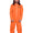 Men's Orange Prisoner Costume Overall Jumpsuit