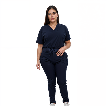 Women's Scrubs With Pockets Plus Size