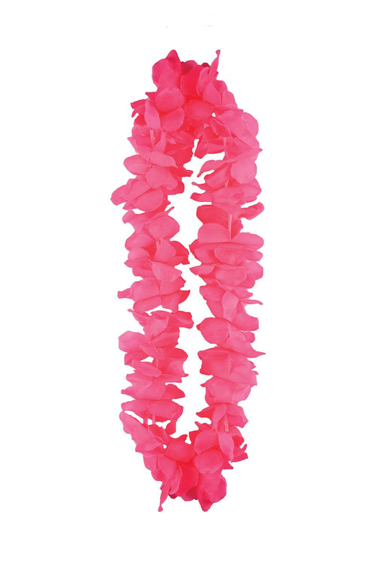 Pink Hula Lei Garland – 100cm - thefancydress.co.uk