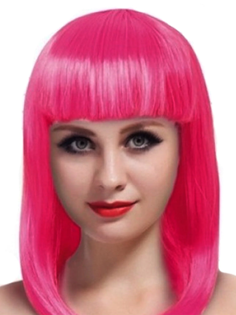 Pink Long Bob Wig