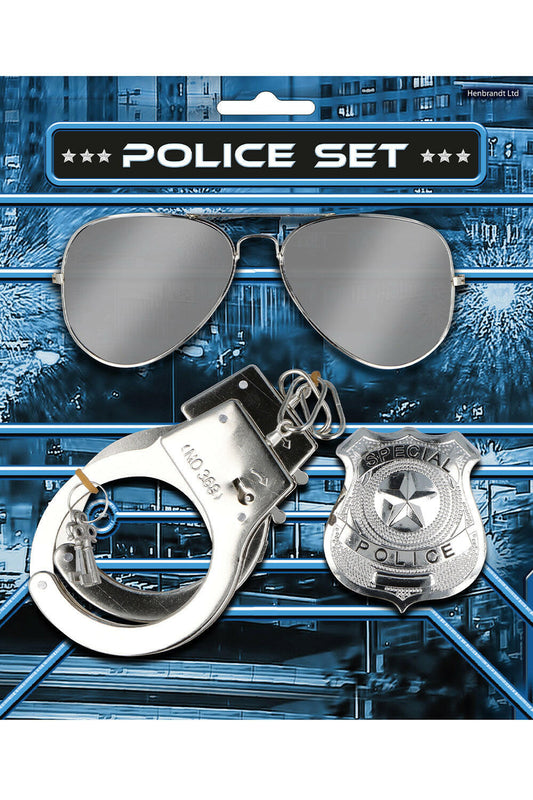 3 Pcs Police Costume Accessory Set