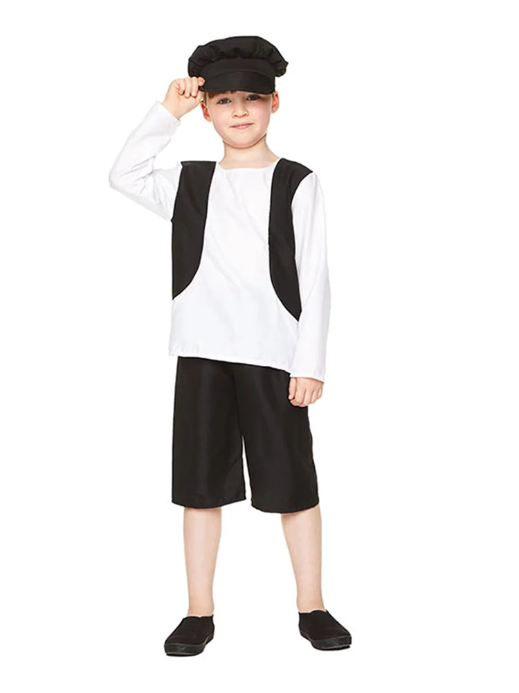 4PC Poor Boy Costume Set front