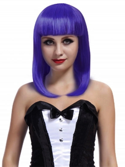 Purple Long Bob Wig