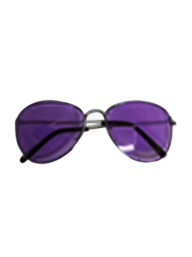 Unisex Metal Frame Aviator Fashion Glasses