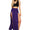 Women's Double Slit Long Skirt purple