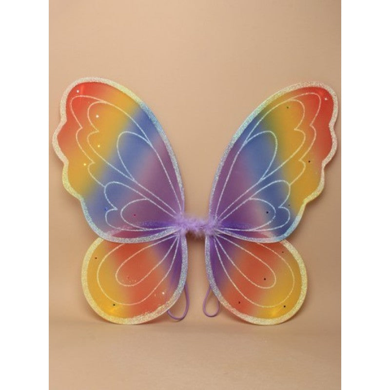 Small Rainbow Coloured Fairy Wings