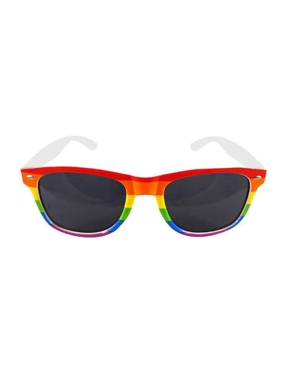 Unisex Festival Fashion Face Wear Rainbow Glasses - thefancydress.co.uk