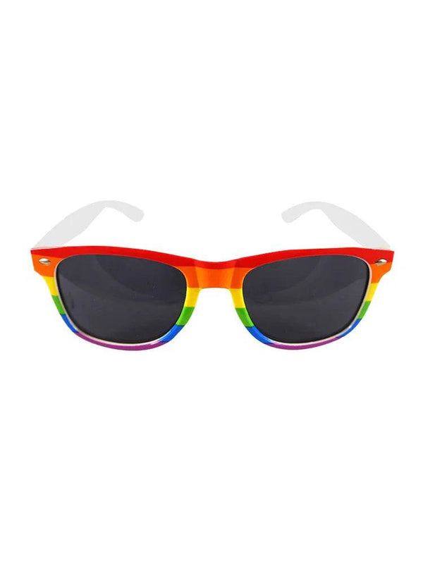 Unisex Festival Fashion Face Wear Rainbow Glasses - thefancydress.co.uk