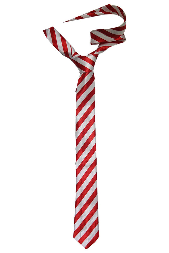 Striped Neck Tie - thefancydress.co.uk