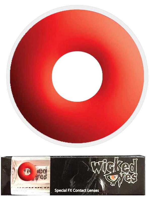 Red Daily Fashion Contact Lenses