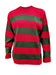 Red and green stripe t-shirt