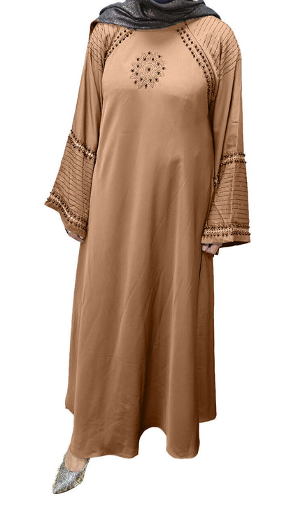 Women's Muslim Loose Fit Maxi Robe Full Length Abaya