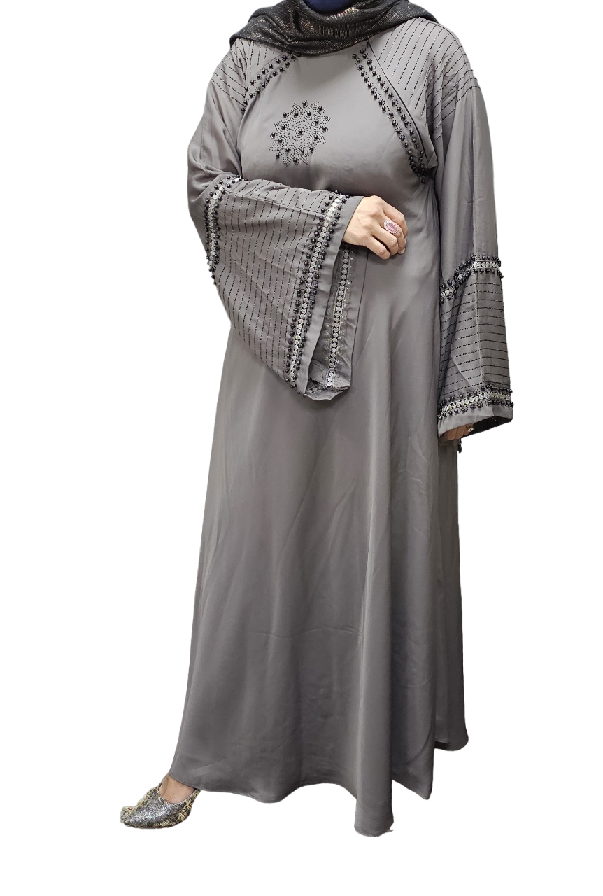 Women's Muslim Loose Fit Maxi Robe Full Length Abaya