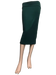 Women's High Waisted Plain Pencil Midi Skirt