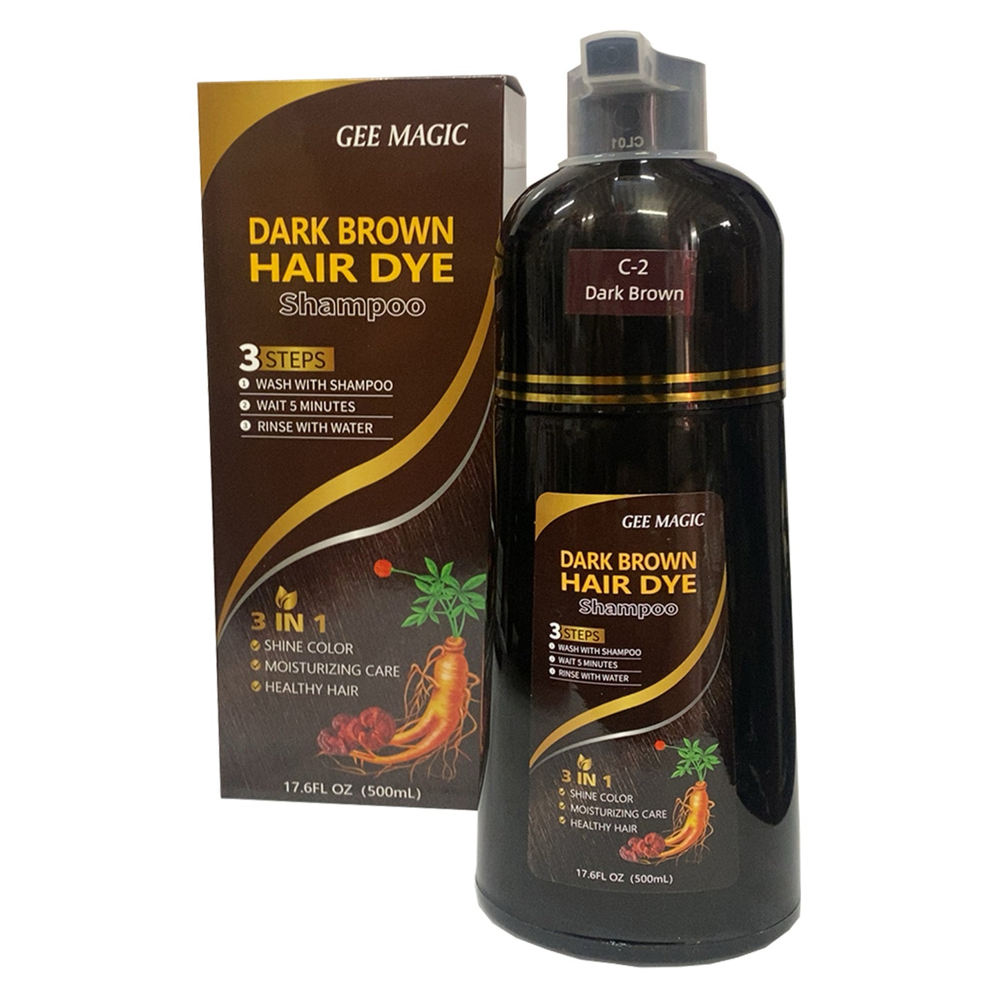 Natural Hair Dye Shampoo