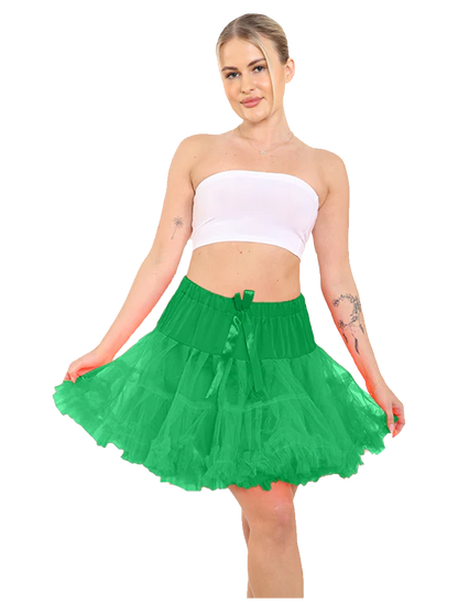 Crazy Chick Adult Ruffle Petticoat Tutu Skirt