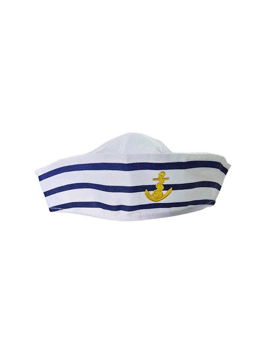 Sailor Hat with Scarf – Nautical Costume Accessory Set - thefancydress.co.uk