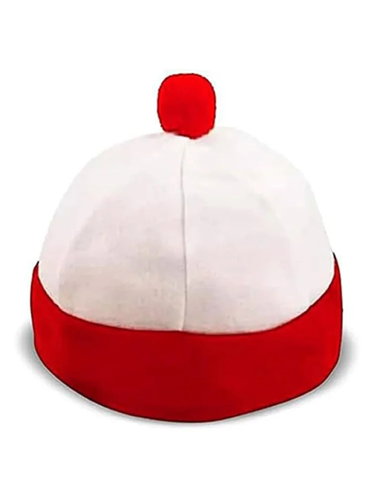 Womens World Book Day Red & White 4 Piece Set cap