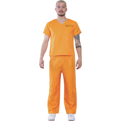 Mens Prisoner 2 Pcs Costume