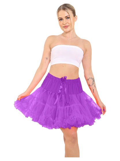 Crazy Chick Adult Ruffle Petticoat Tutu Skirt