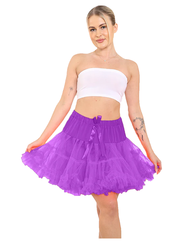 Crazy Chick Adult Ruffle Petticoat Tutu Skirt