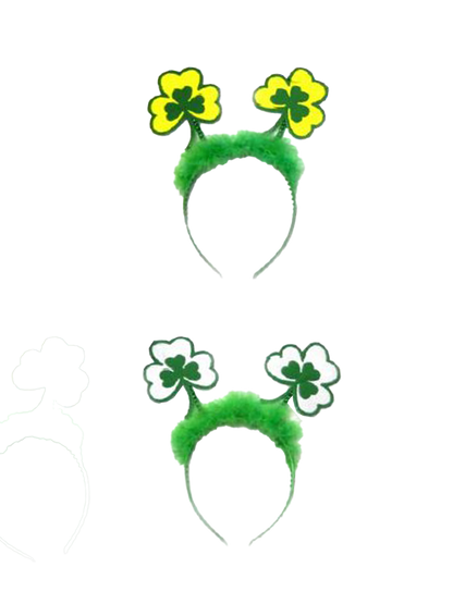 Assorted Shamrock Head Boppers Patricks Headband