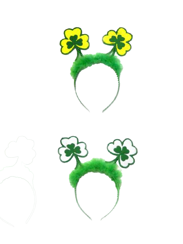 Assorted Shamrock Head Boppers Patricks Headband