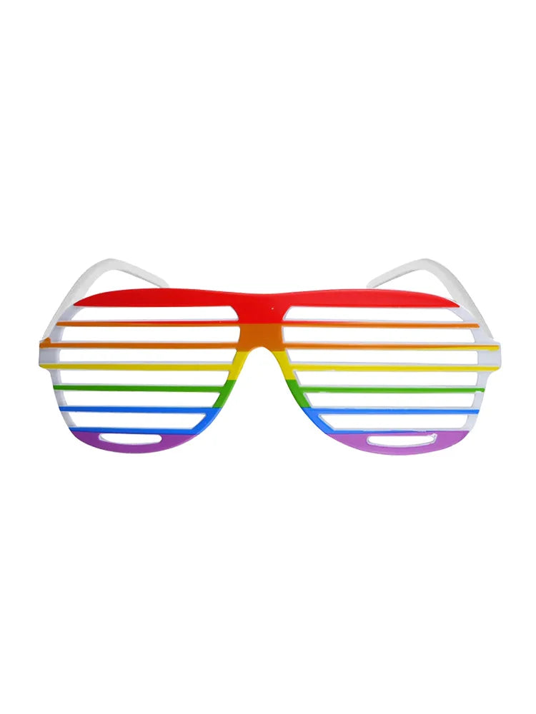 Unisex Festival Fashion Face Wear Rainbow Glasses 4
