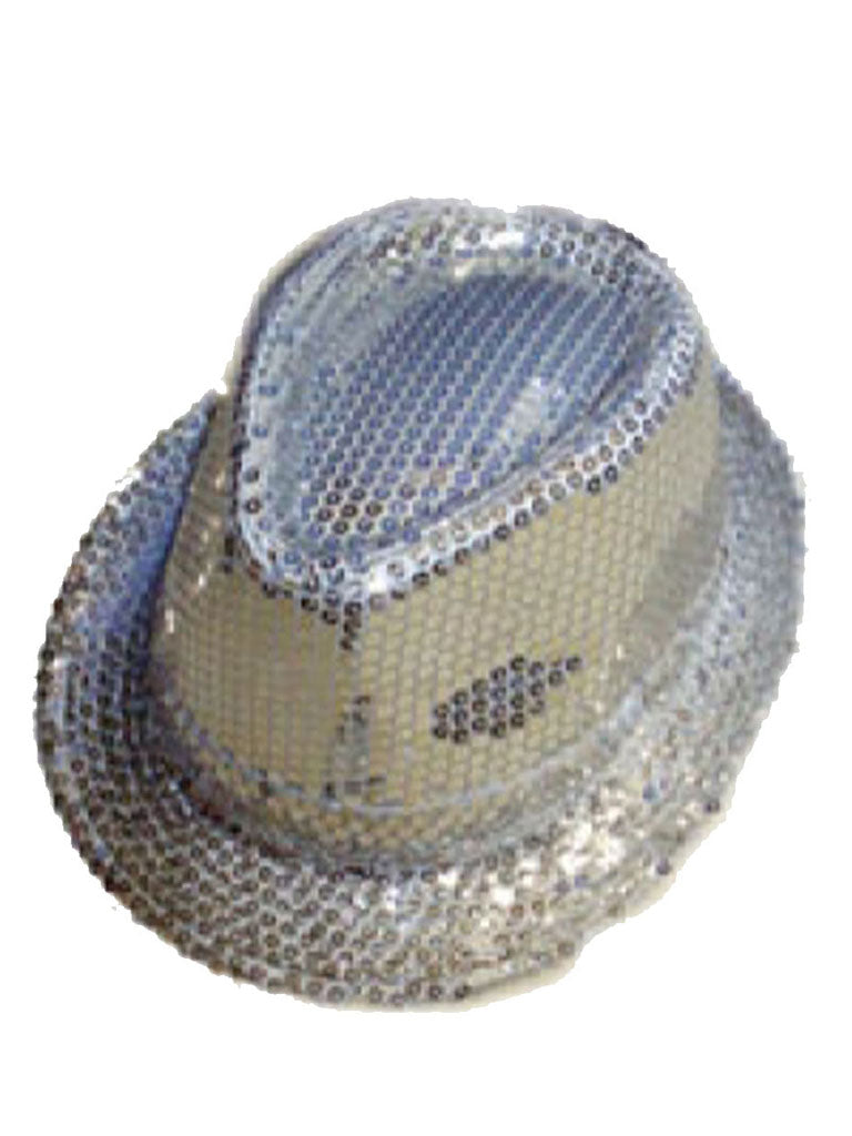 Unisex Festivals Sequin Hats silver