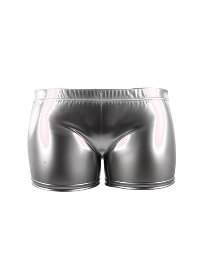 Girls Shiny Metallic Short Pants