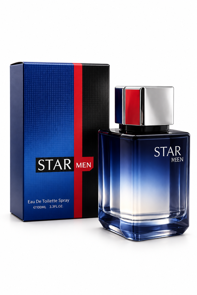 Star men's eau de toilette 100ml spray bottle