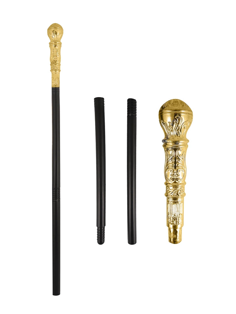 Stick Pimp With Silver Top 3 Pcs Set gold