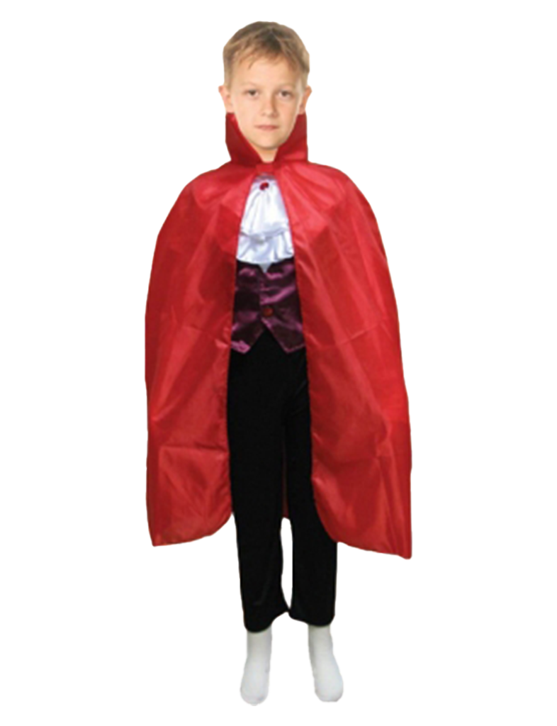 Red Halloween Children's Cape Costume (34 Inches)