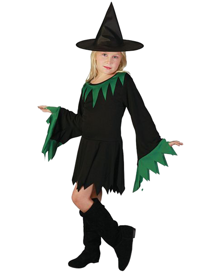 Green Witch Children Costume