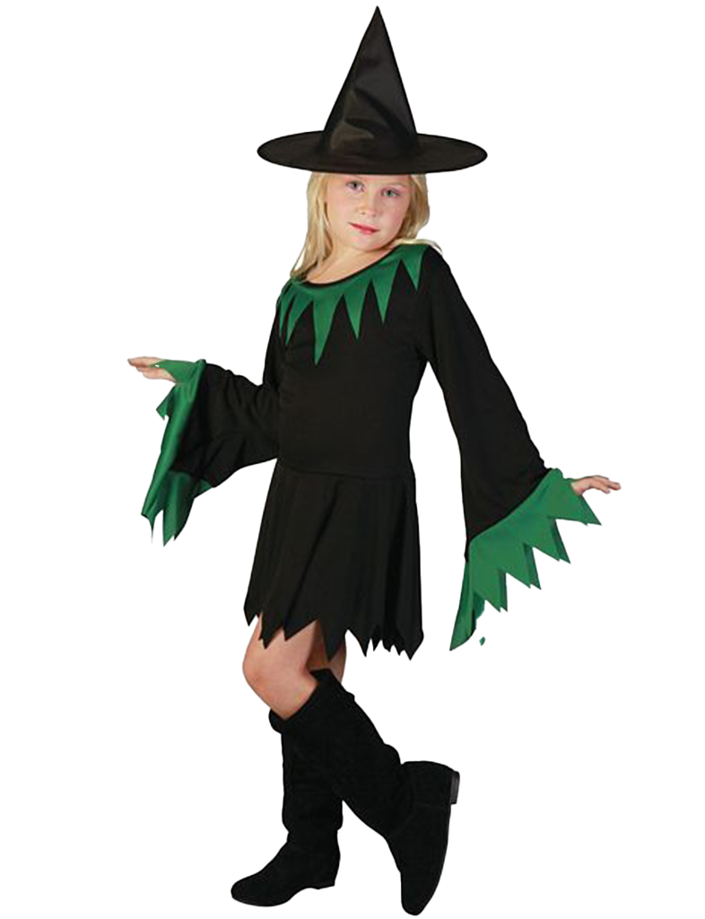 Green Witch Children Costume