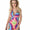 Women's Tie Dye Costume 70's Disco Party Jumpsuit