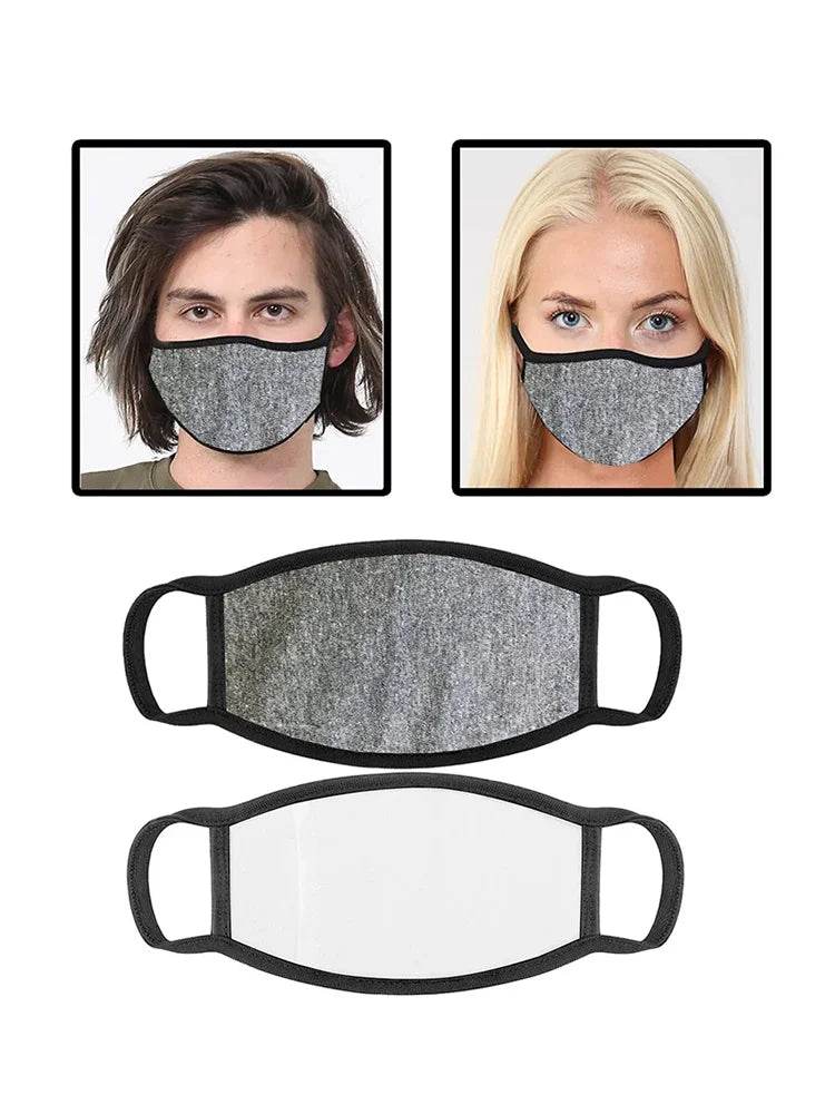 Unisex Cotton Face Covering With Filter Pocket - thefancydress.co.uk