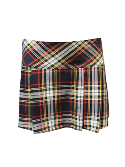 Adult Box Pleated Tartan Skirt (14 Inches)