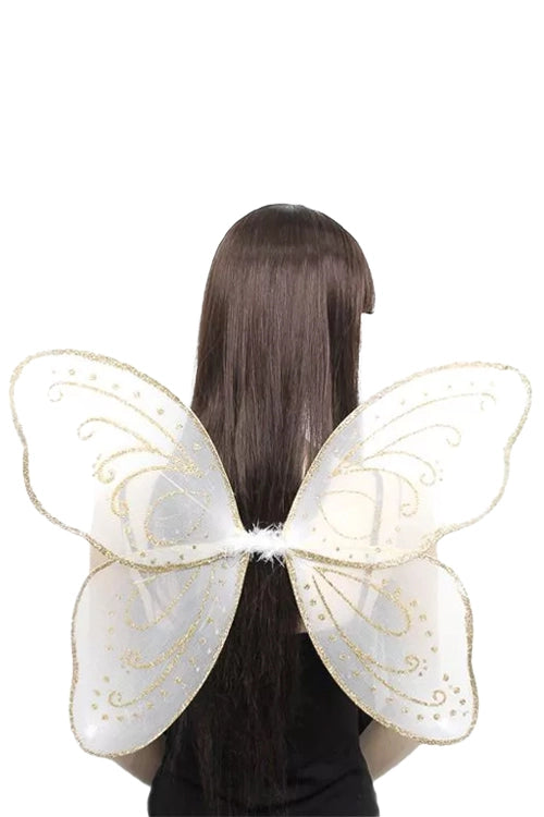 Net Fairy Wings With Glitter