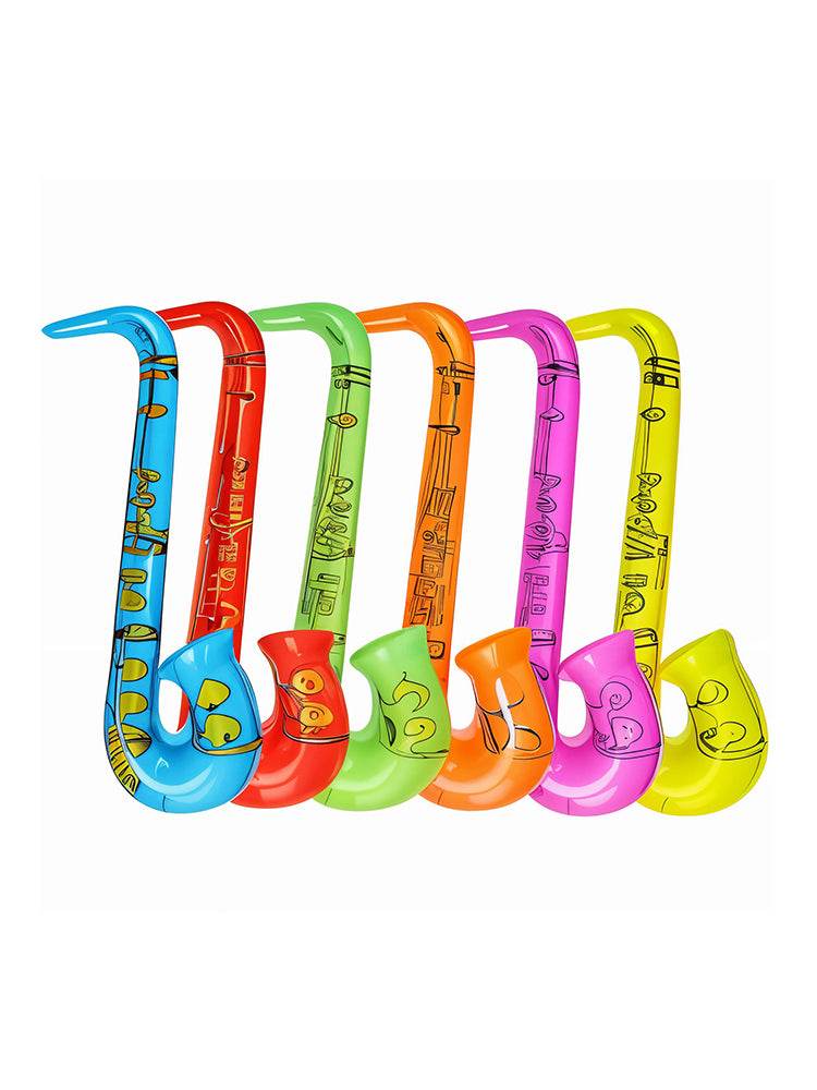 1x Inflatable Saxophone (Random Colour) - thefancydress.co.uk