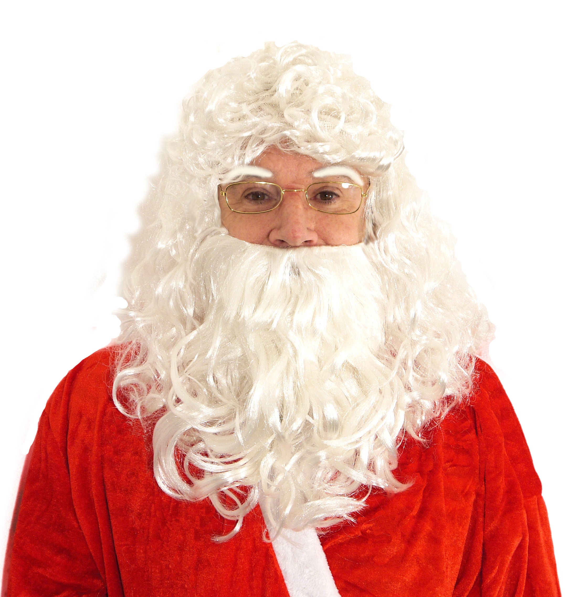 Santa Wig with Beard & Eyebrows
