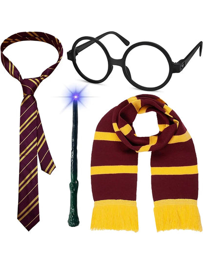 Wizard School Boy 4PC Costume Accessories Set