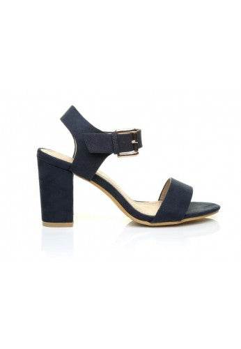 Women Low Block Heel Sandals - thefancydress.co.uk